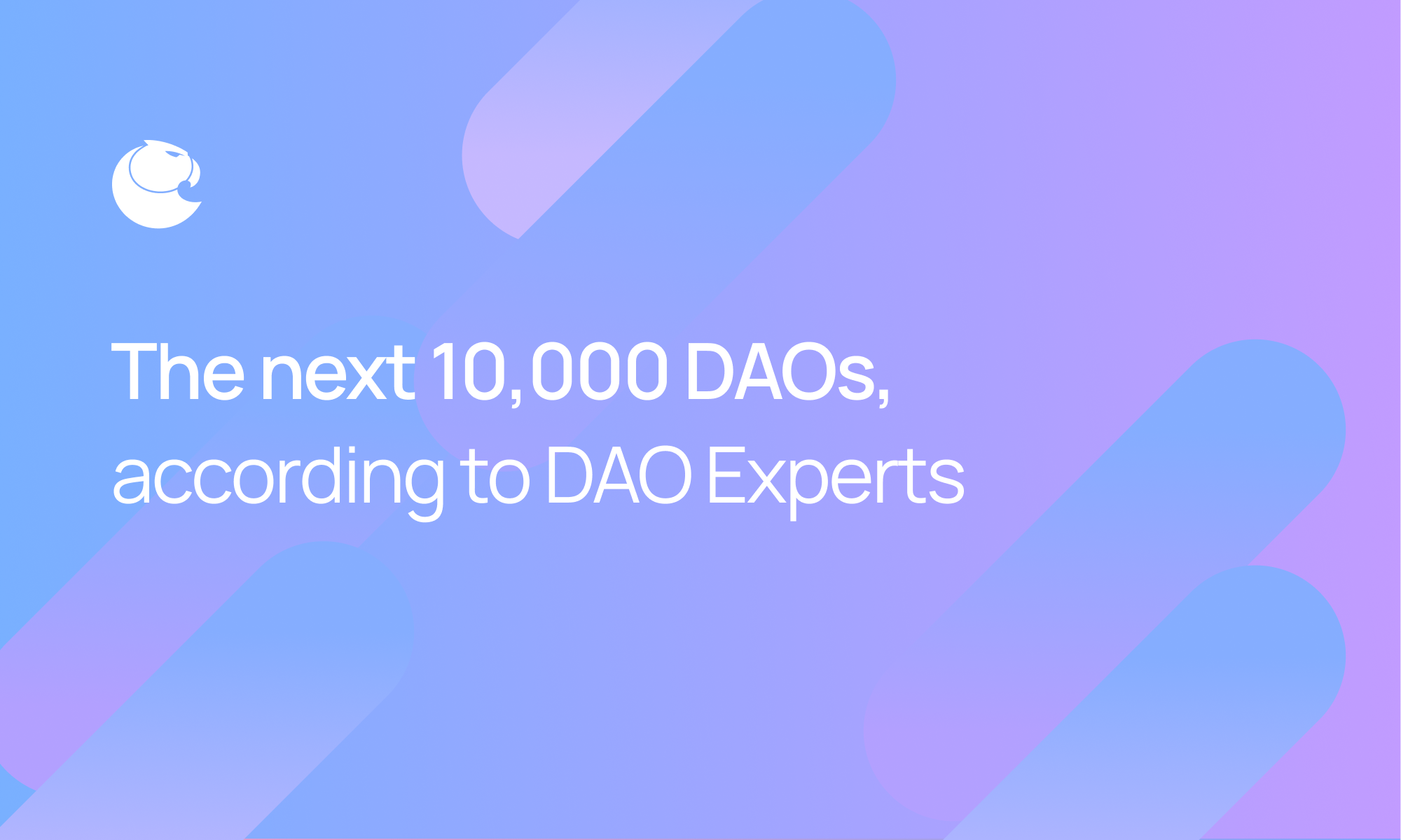 The next 10,000 DAOs, according to DAO Experts
