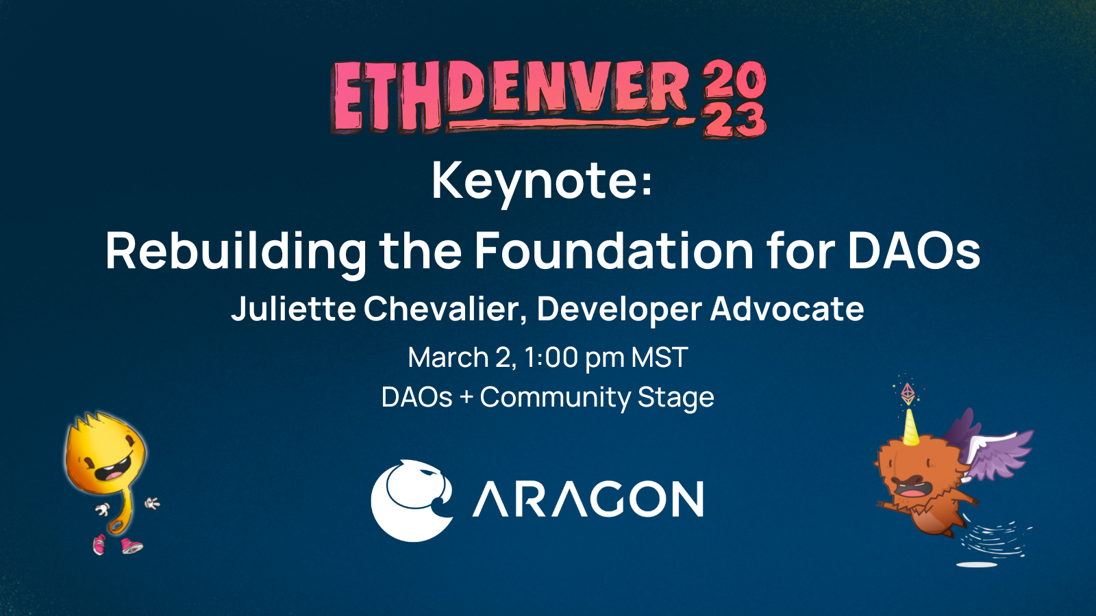 Keynote: Making DAO History, Juliette Chevalier, Developer Advocate