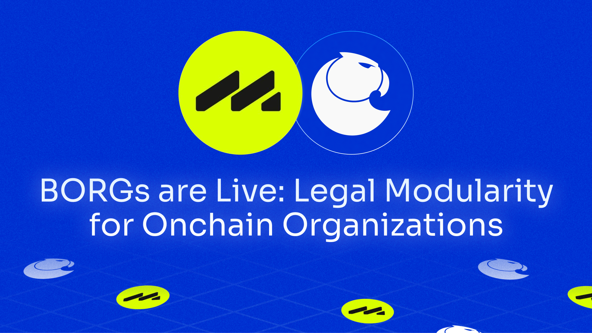 BORGs Are Live: Legal Modularity for Onchain Organizations