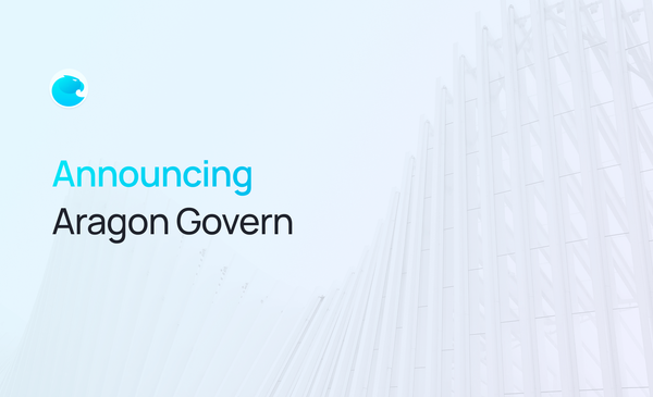 Announcing Aragon Govern