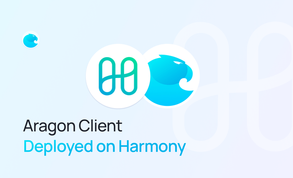 Aragon Client Deployed on Harmony