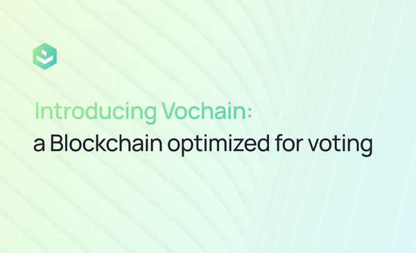 Introducing Vochain: a Blockchain optimized for voting