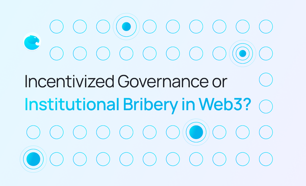 Incentivized Governance or Institutional Bribery in Web3?