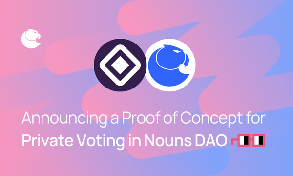Announcing a Proof of Concept for Private Voting in Nouns DAO